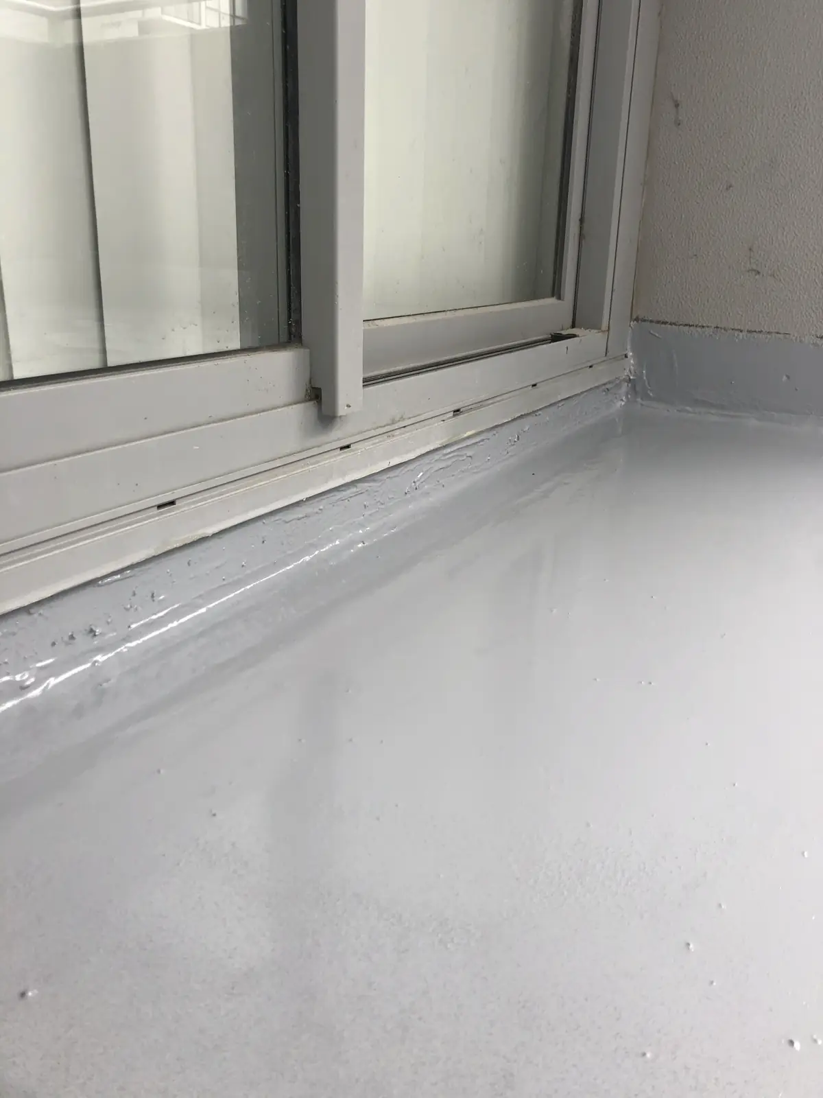Balcony leak repair, Macquarie Park, Strip-out: Preparing for bedding reduction