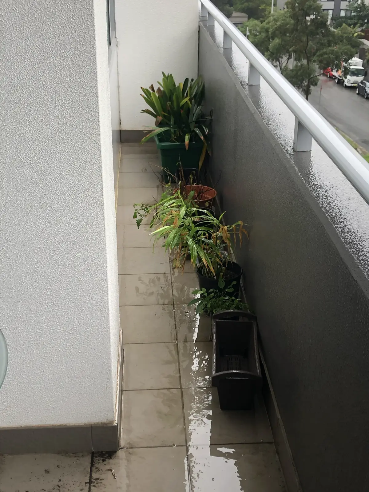 Balcony leak repair, Macquarie Park, Water Testing: Dynamic Flood Test
