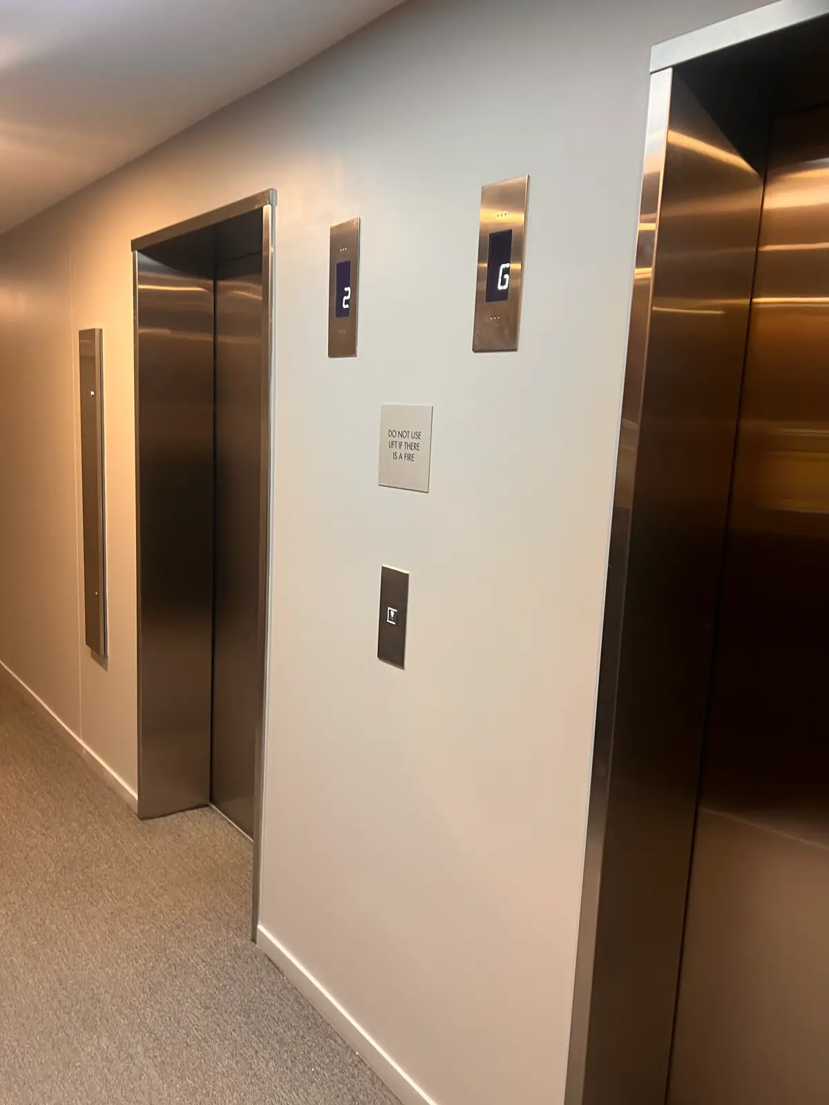 Strata building painting project, Final: Clean lift lobby restoration